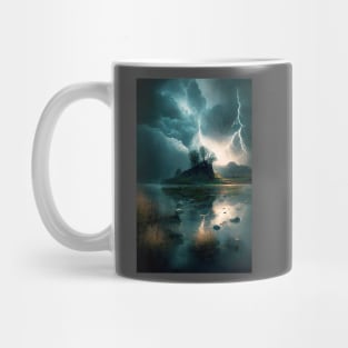 Thunder and Lightning Landscape Tee Mug